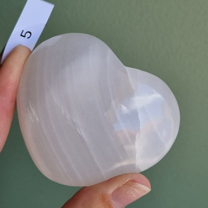 Mangano Calcite Heart