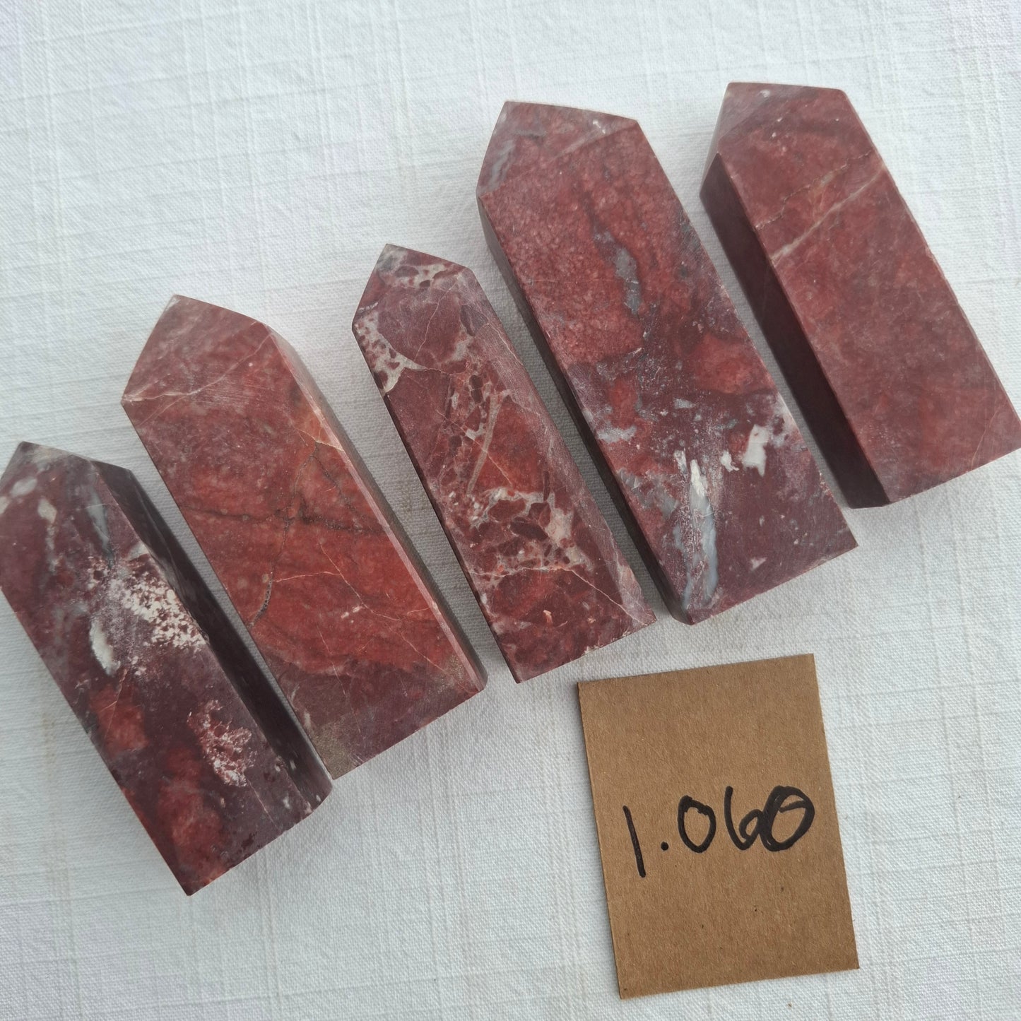 Red Jasper Tower - BULK - China - B+