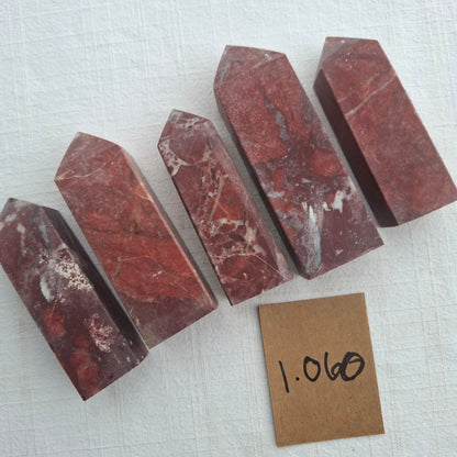 Red Jasper Tower - BULK - China - B+