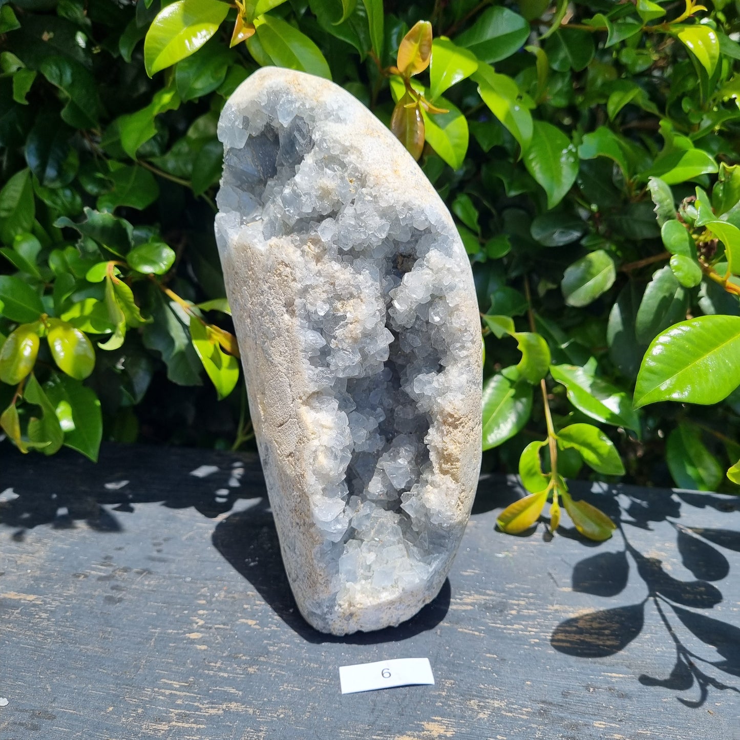 Celestite Standing Freeform Cluster - Madagascar