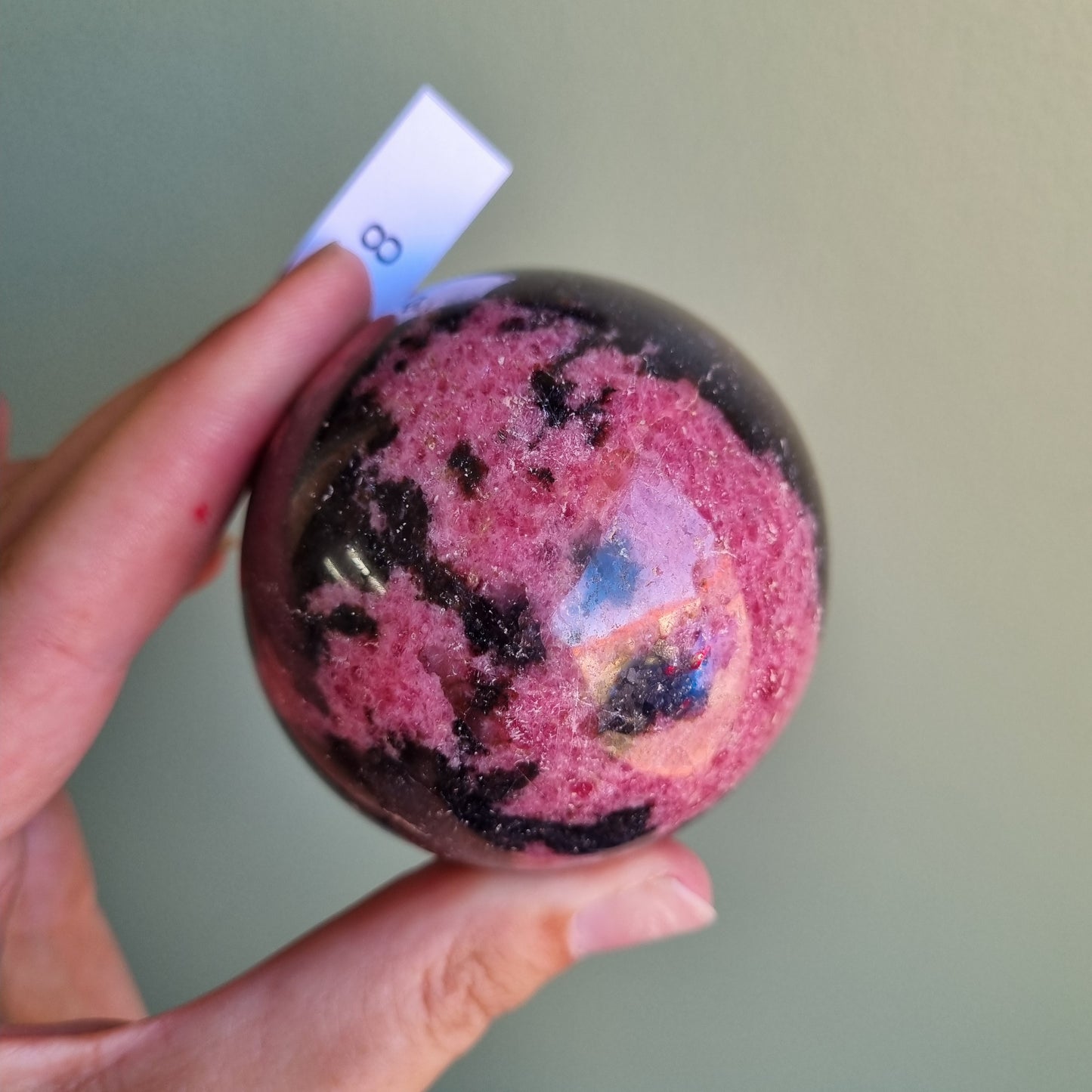 Rhodonite Sphere - Madagascar