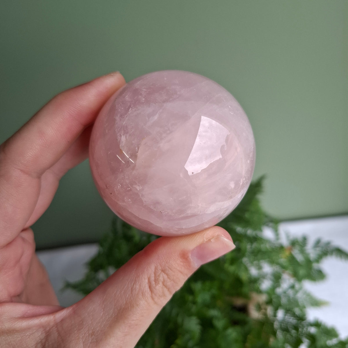 Rose Quartz Sphere - Brazil 285 grams