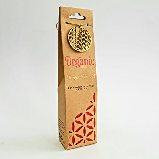Dragons Blood Cones - Organic Goodness Masala Incense - Sparrow and Fox
