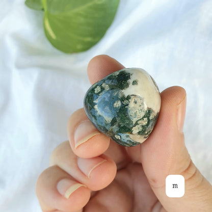 Moss Agate Tumble - Sparrow and Fox