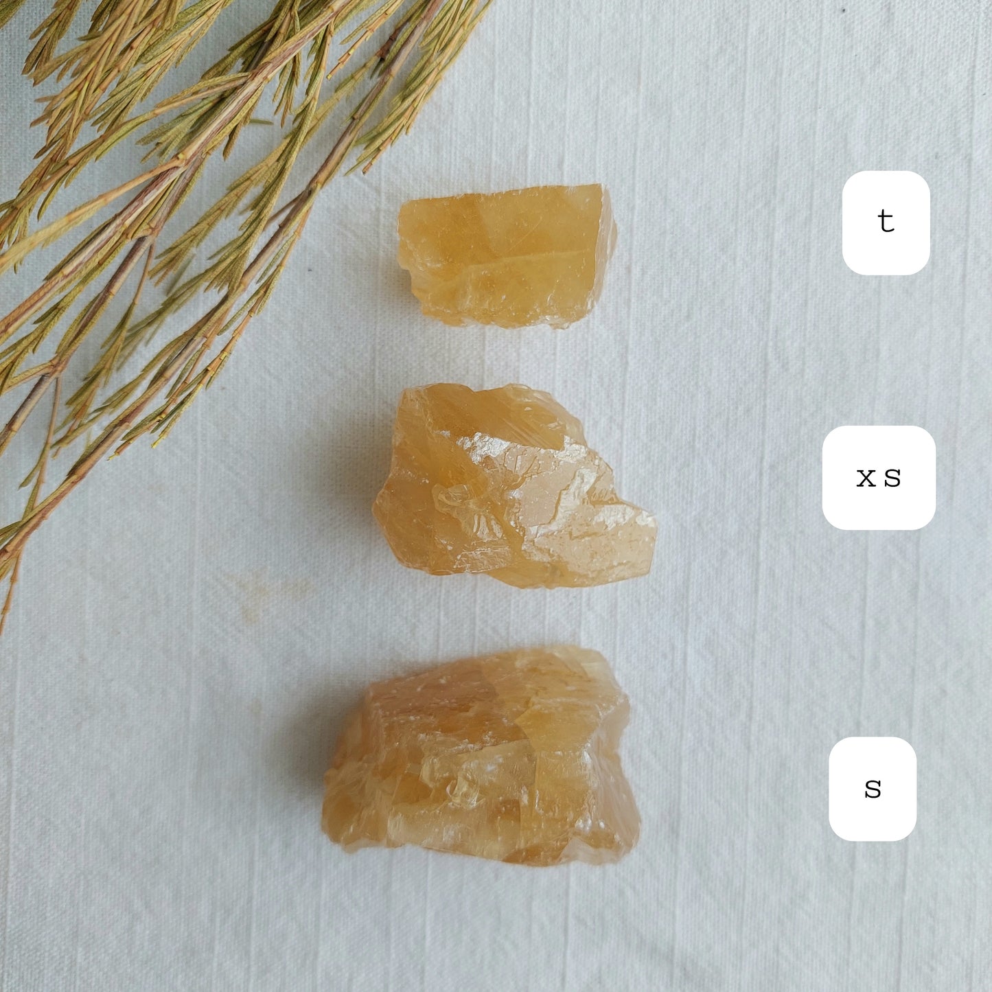 Honey Calcite Raw - Sparrow and Fox