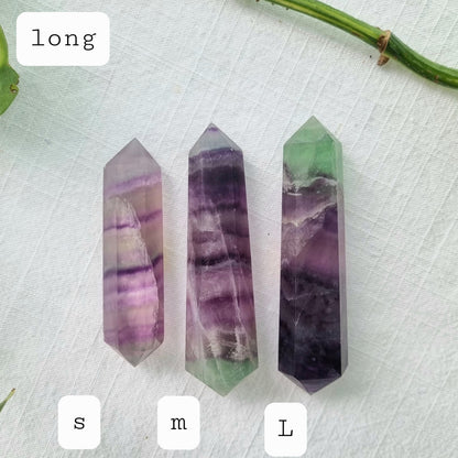 Fluorite Double Point Matte Finish - Sparrow and Fox