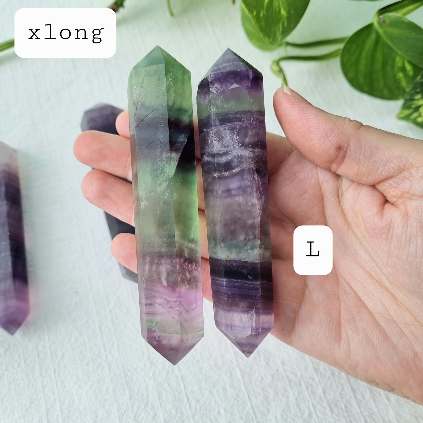 Fluorite Double Point Matte Finish - Sparrow and Fox
