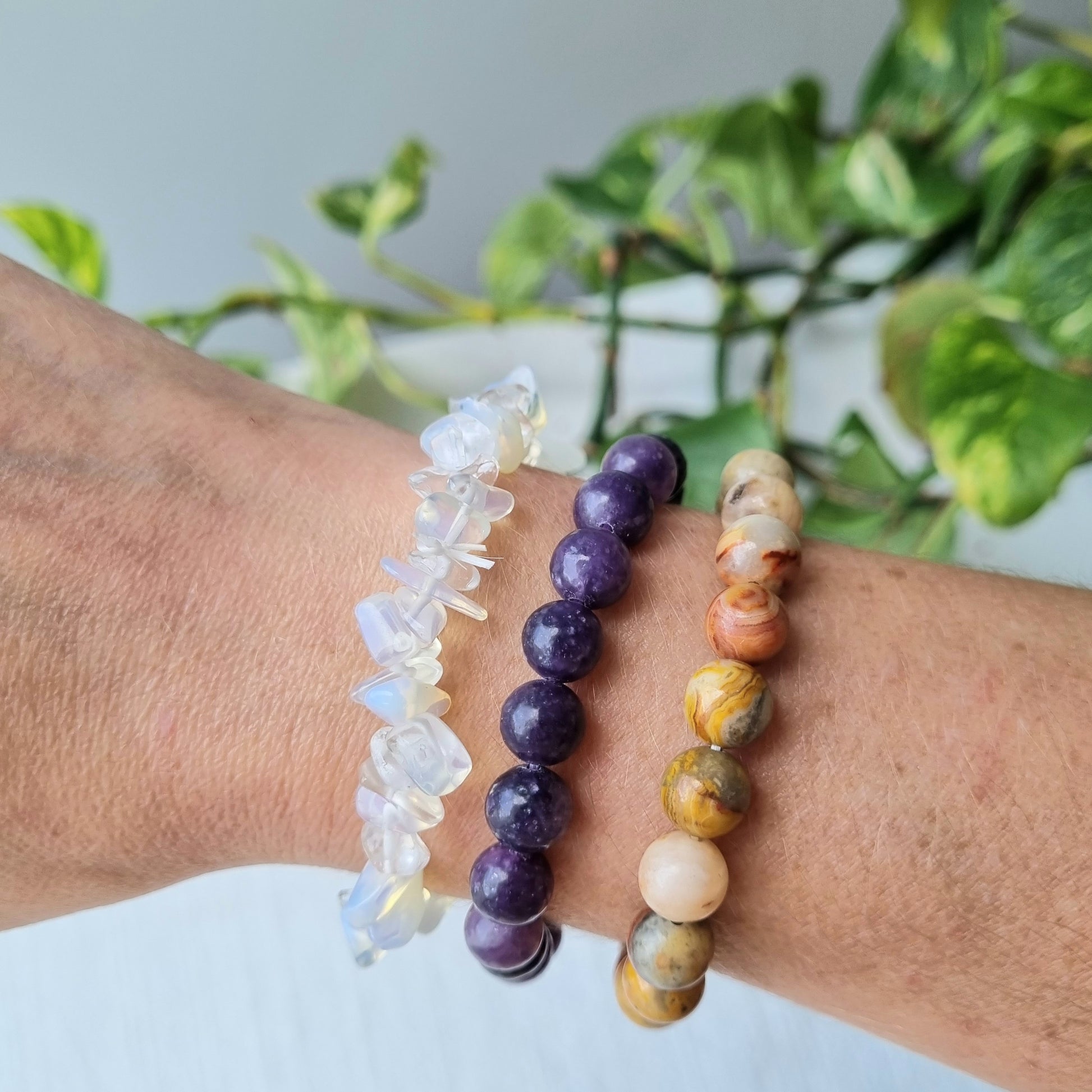 Crystal Vibe Bracelet Trio - Happiness / Uplifting - Sparrow and Fox