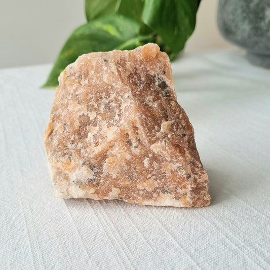 Orange (Orchid) Calcite Raw - 390g - Sparrow and Fox