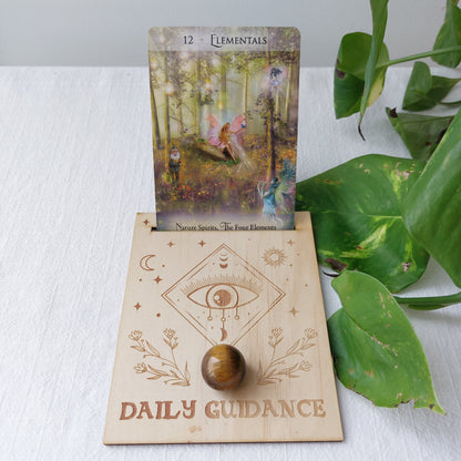 Daily Guidance Tarot and Oracle Card Holder - The Seer - Sparrow and Fox