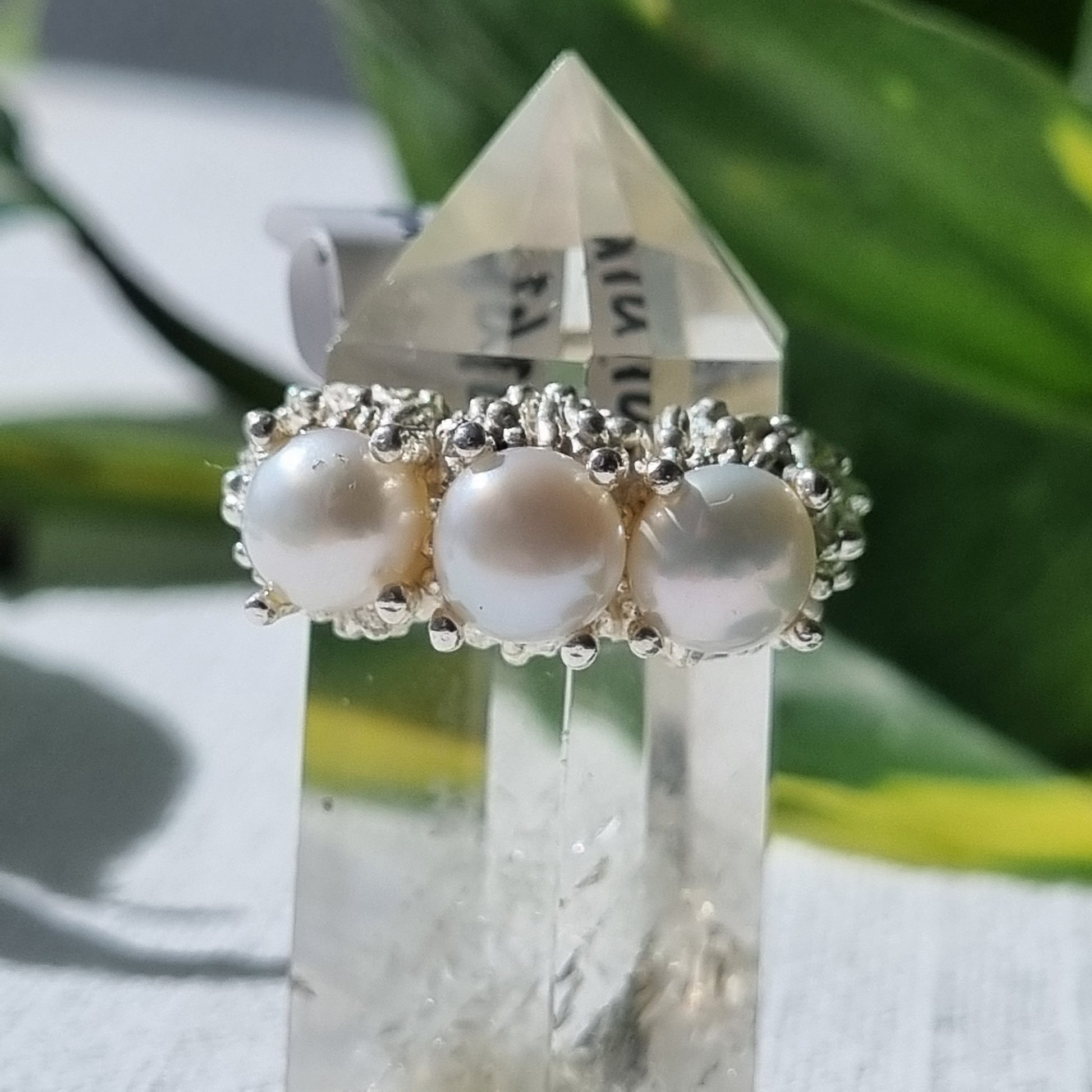 Mermaid Pearl Sterling Silver Ring - Sparrow and Fox